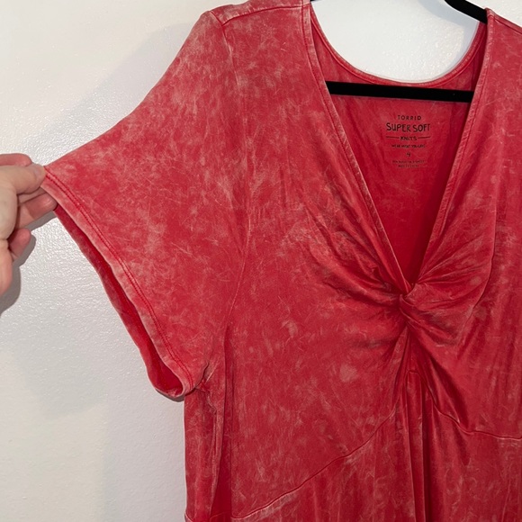 TORRID Twist front babydoll dress - Picture 4 of 15